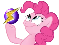 Size: 990x759 | Tagged: safe, derpibooru import, pinkie pie, earth pony, pony, female, look what pinkie found, mare, meme, metroid, screw attack, simple background, smiling, transparent background