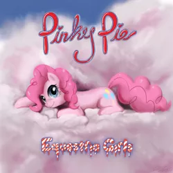 Size: 1200x1200 | Tagged: safe, artist:johnjoseco, derpibooru import, pinkie pie, earth pony, pony, california girls, california gurls, cloud, cloudy, cute, cutie mark, diapinkes, equestria girls (song), female, hilarious in hindsight, hooves, katy perry, looking at you, lying on a cloud, mare, on a cloud, parody, photoshop, prone, smiling, solo, song reference, teenage dream, text