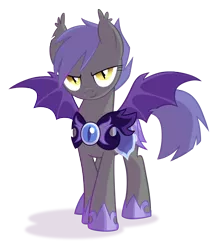 Size: 1800x2100 | Tagged: safe, artist:equestria-prevails, derpibooru import, oc, oc:midnight blossom, unofficial characters only, bat pony, pony, armor, cute, female, looking at you, mare, night guard, simple background, smiling, solo, spread wings, transparent background, wings