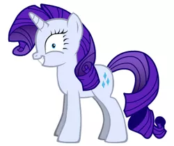 Size: 441x370 | Tagged: safe, derpibooru import, rarity, pony, unicorn, pony creator, female, mare, rapeface, rapity, simple background, solo, white background