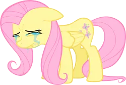 Size: 3159x2123 | Tagged: safe, artist:kurokaji11, derpibooru import, fluttershy, pegasus, pony, crying, female, floppy ears, high res, mare, sad, simple background, solo, transparent background