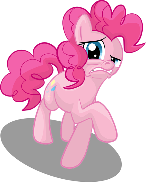Size: 804x1000 | Tagged: safe, artist:secoh2000, derpibooru import, pinkie pie, earth pony, pony, disgusted, do not want, female, frown, mare, raised hoof, reaction image, simple background, solo, squint, transparent background
