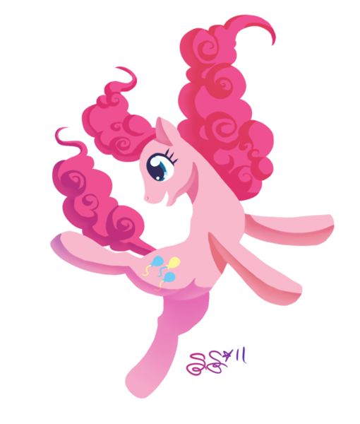 Size: 670x789 | Tagged: safe, artist:alipes, derpibooru import, pinkie pie, earth pony, pony, female, mare, simple background, solo, transparent background