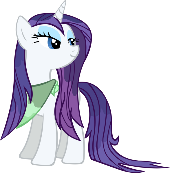 Size: 5000x5108 | Tagged: safe, artist:chir-miru, derpibooru import, rarity, pony, unicorn, absurd resolution, bandana, female, mare, simple background, solo, transparent background, vector, wet, wet mane, wet mane rarity