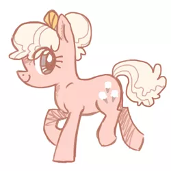 Size: 800x800 | Tagged: safe, artist:needsmoarg4, derpibooru import, lickety split, earth pony, pony, female, g1, g1 to g4, generation leap, mare, simple background, smiling, solo, white background