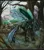 Size: 910x1028 | Tagged: safe, artist:keyfeathers, derpibooru import, queen chrysalis, changeling, changeling queen, alternate design, canterlot, deviantart link, fangs, female, frown, image, jpeg, realistic, scenery, signature, solo, standing, swamp