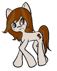 Size: 230x284 | Tagged: safe, artist:lunagame, derpibooru import, ponified, earth pony, pony, female, ib, mare, noone will know this, simple background, solo, transparent background