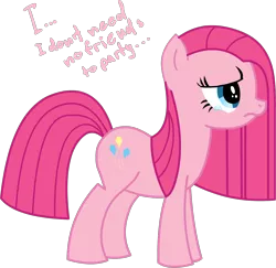 Size: 1220x1188 | Tagged: dead source, safe, artist:miketheuser, derpibooru import, pinkie pie, earth pony, pony, aqua teen hunger force, crying, female, mare, pinkamena diane pie, sad, simple background, solo, transparent background