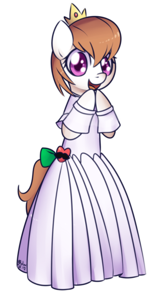 Size: 598x1084 | Tagged: safe, artist:solar-slash, derpibooru import, oc, oc:raipony, unofficial characters only, earth pony, semi-anthro, clothes, dress, female, simple background, smiling, solo, transparent background, wedding dress