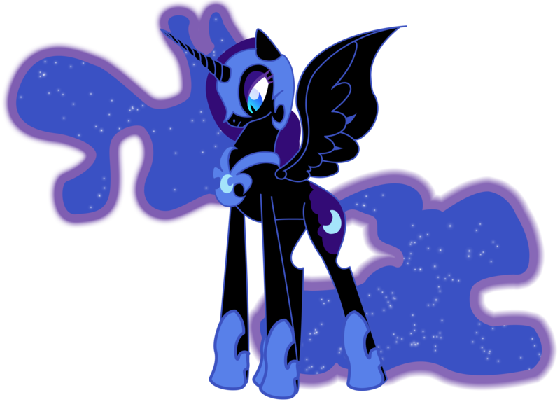 Size: 3842x2756 | Tagged: safe, artist:miketheuser, derpibooru import, nightmare moon, alicorn, pony, female, high res, mare, photoshop, simple background, solo, transparent background