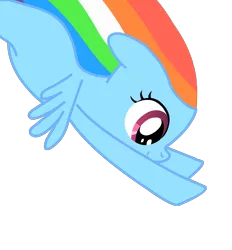 Size: 1300x1400 | Tagged: dead source, safe, artist:miketheuser, derpibooru import, rainbow dash, pegasus, pony, the cutie mark chronicles, female, filly, filly rainbow dash, flying, foal, photoshop, simple background, solo, transparent background