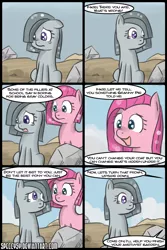 Size: 690x1032 | Tagged: safe, artist:speccysy, derpibooru import, marble pie, pinkie pie, earth pony, pony, comic, crying, duo, duo female, female, filly, foal, heartwarming, heartwarming in hindsight, pie sisters, pinkamena diane pie, rock farm, sad, sisters, twins