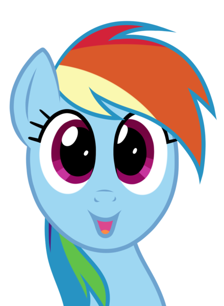 Size: 804x1099 | Tagged: safe, artist:furseiseki, derpibooru import, rainbow dash, pegasus, pony, bust, female, happy, looking at you, mare, portrait, simple background, solo, transparent background