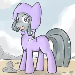 Size: 900x900 | Tagged: safe, artist:speccysy, derpibooru import, marble pie, cat, earth pony, pony, cat's pajamas, clothes, costume, female, footed sleeper, happy, hat, kigurumi, mare, pajamas, solo