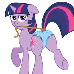 Size: 900x900 | Tagged: suggestive, artist:sirachanotsauce, artist:somepony, derpibooru import, twilight sparkle, pony, unicorn, blue underwear, clothes, female, floppy ears, frilly underwear, implied lesbian, implied shipping, implied twidash, lesbian, mare, mouth hold, panties, raised tail, rope, shipping, simple background, solo, solo female, tail, tail pull, transparent background, underwear