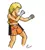 Size: 672x754 | Tagged: safe, artist:netcyber, derpibooru import, applejack, human, 2010s, 2011, bandage, blonde hair, bra, clothes, determined, exercise, female, green eyes, hairstyle, hand wraps, hatless, humanized, image, inaccurate humanization, jpeg, kickboxing, martial arts, missing accessory, muay thai, my little asskicker, serious, shorts, simple background, solo, sports bra, sports shorts, tanktop, tomboy, white background, workout