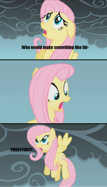 Size: 640x1121 | Tagged: safe, derpibooru import, edit, edited screencap, editor:misterseven, screencap, fluttershy, pegasus, pony, dragonshy, angry, artifact, cloud, comic, female, floppy ears, frown, furaffinity, glare, image macro, looking up, mare, meta, sky, solo, spread wings, wide eyes, wings