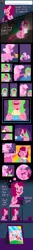 Size: 500x3754 | Tagged: safe, derpibooru import, granny pie, pinkie pie, earth pony, pony, ask, comic, cupcake, female, filly, food, g3, g3 to g4, generation leap, mare, memories, mouth hold, neck nuzzle, nuzzling