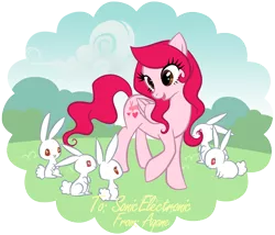 Size: 850x727 | Tagged: safe, artist:arcuate, derpibooru import, oc, unofficial characters only, pegasus, pony, rabbit, female, mare, solo