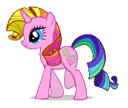 Size: 408x344 | Tagged: safe, artist:amona, derpibooru import, rarity, rarity (g3), pony, unicorn, animated, female, g3, gif, horn, mare, recolor, simple background, solo, transparent background, walk cycle, walking