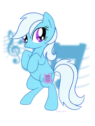 Size: 684x912 | Tagged: safe, artist:mlpazureglow, derpibooru import, bee bop, earth pony, pony, female, g3, g3 to g4, g4, generation leap, mare, rearing, solo