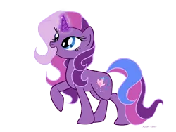 Size: 1404x1054 | Tagged: safe, artist:mlpazureglow, derpibooru import, lily lightly, pony, unicorn, cute, female, g3, g3 to g4, generation leap, lily cutely, mare, raised hoof, simple background, solo, transparent background