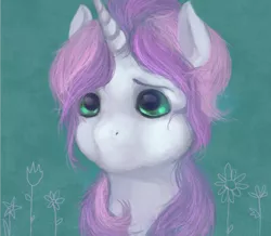 Size: 800x696 | Tagged: safe, artist:elkaart, derpibooru import, sweetie belle, pony, unicorn, abstract background, female, filly, solo