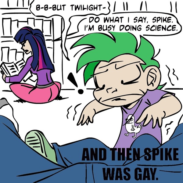 Size: 945x945 | Tagged: and then spike was gay, artist:megasweet, book, breasts, derpibooru import, dickbutt, female, gay, gay in front of girls, human, humanized, male, male pov, offscreen character, pov, questionable, shipping, sitting, spike, twilight sparkle