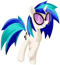 Size: 700x750 | Tagged: artist needed, safe, derpibooru import, vinyl scratch, pony, unicorn, female, mare, simple background, smiling, solo, transparent background