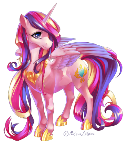 Size: 400x466 | Tagged: safe, artist:foervraengd, derpibooru import, princess cadance, alicorn, crystal pony, pony, female, mare, realistic, realistic horse legs, semi-realistic, simple background, solo, transparent background