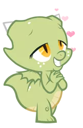 Size: 400x616 | Tagged: artist:queencold, derpibooru import, dragon, dragoness, dragon oc, female, heart, oc, oc:jade, safe, simple background, solo, transparent background, unofficial characters only