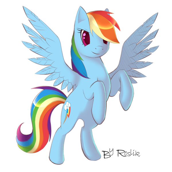 Size: 1000x1000 | Tagged: safe, artist:roslik, derpibooru import, rainbow dash, pegasus, pony, female, mare, outline, rearing, signature, simple background, solo, transparent background