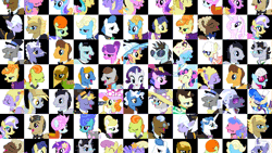 Size: 853x480 | Tagged: safe, derpibooru import, screencap, amethyst star, bon bon, bruce mane, caesar, caramel, carrot top, count caesar, dainty dove, derpy hooves, diamond mint, earl grey, eclair créme, elsie, fancypants, fine line, fleur-de-lis, four step, golden gavel, golden harvest, herald, hoity toity, jangles, jet set, justah bill, lady justice, lemony gem, linky, lucky clover, lyrica lilac, masquerade, maxie, neon lights, north star, orange blossom, orion, parasol, perfect pace, perry pierce, photo finish, picture frame (character), picture perfect, pish posh, ponet, pretty vision, prim posy, primrose, pristine, rarity, regal candent, rising star, royal ribbon, sapphire shores, sea swirl, seafoam, sealed scroll, shoeshine, shooting star (character), silver frames, soigne folio, spring forward, star gazer, stella lashes, swan dive, swan song, sweetie drops, swift justice, tall order, upper crust, vance van vendington, earth pony, pegasus, pony, unicorn, sweet and elite, animated, background pony, bonabelle bonette, clothes, eyes closed, female, flower, flower in hair, hat, laughing, male, mare, marey fetlock, opera glasses, prince shoeshine, saddle, skirt, stallion, stella, sunglasses, tack, talking, wall of tags