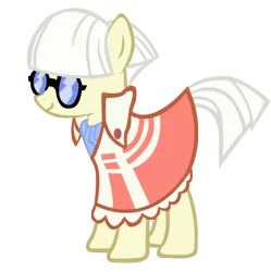 Size: 2900x2912 | Tagged: dead source, safe, derpibooru import, picture frame (character), picture perfect, earth pony, pony, clothes, dress, female, glasses, high res, mare, simple background, solo, transparent background, vector