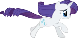 Size: 8195x4040 | Tagged: safe, artist:quanno3, derpibooru import, rarity, pony, unicorn, absurd resolution, female, mare, profile, running, simple background, solo, transparent background, vector