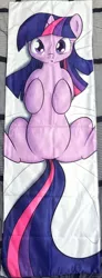 Size: 410x1114 | Tagged: suggestive, derpibooru import, twilight sparkle, pony, unicorn, body pillow, female, looking at you, mare, on back, solo, solo female, spread legs