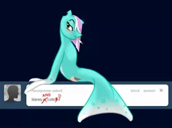 Size: 1280x953 | Tagged: artist:severus, ask windswept, bisexuality, derpibooru import, female, kelpie, mouth hold, oc, oc:windswept, pen, safe, sea pony, sitting, smiling, smirk, solo, underwater, unofficial characters only