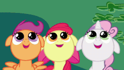 Size: 427x240 | Tagged: safe, derpibooru import, screencap, apple bloom, big macintosh, scootaloo, sweetie belle, earth pony, pegasus, pony, unicorn, hearts and hooves day (episode), animated, bleh, cutie mark crusaders, female, filly, gagging, hearts and hooves day, male, montage, mouth hold, puffy cheeks, scrunchy face, stallion, supercut, wingboner