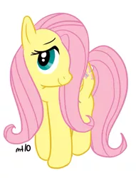 Size: 459x600 | Tagged: safe, artist:empty-10, derpibooru import, fluttershy, pegasus, pony, female, mare, photoshop, simple background, solo, white background