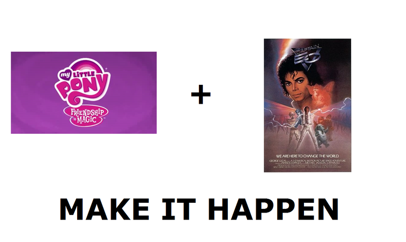 Size: 1337x796 | Tagged: captain eo, derpibooru import, exploitable meme, make it happen, meta, michael jackson, safe