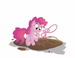 Size: 1650x1275 | Tagged: artist:adamrbi, chocolate rain, dead source, derpibooru import, pinkie pie, safe, solo, straw, the return of harmony