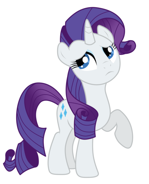 Size: 1200x1480 | Tagged: dead source, safe, artist:volmise, derpibooru import, rarity, pony, unicorn, adobe imageready, annoyed, female, mare, photoshop, raised hoof, simple background, solo, transparent background, vector