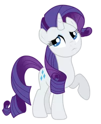 Size: 1200x1480 | Tagged: dead source, safe, artist:volmise, derpibooru import, rarity, pony, unicorn, adobe imageready, annoyed, female, mare, photoshop, raised hoof, simple background, solo, transparent background, vector