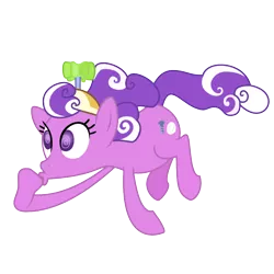 Size: 1024x1024 | Tagged: safe, derpibooru import, screwball, pony, background pony, hat, propeller hat, simple background, solo, transparent background, vector