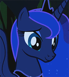 Size: 245x271 | Tagged: safe, derpibooru import, screencap, princess luna, alicorn, pony, luna eclipsed, animated, cropped, cute, eyes closed, gif, laughing, lunabetes, one eye closed, open mouth, smiling, solo, wink