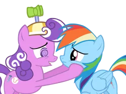 Size: 4000x3000 | Tagged: safe, artist:vexorb, derpibooru import, rainbow dash, screwball, female, image, lesbian, mare, png, shipping, simple background, transparent background