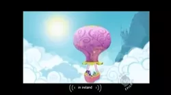 Size: 639x356 | Tagged: derpibooru import, fail, hot air balloon, intro, ireland, opening, safe, screencap, spike, twilight sparkle, twinkling balloon, youtube caption