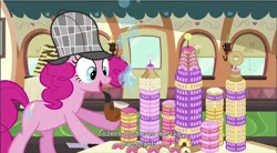 Size: 857x474 | Tagged: derpibooru import, pinkie pie, safe, screencap, youtube caption