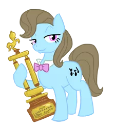 Size: 700x781 | Tagged: artist:bux, award, beauty brass, derpibooru import, safe, simple background, transparent background, trophy