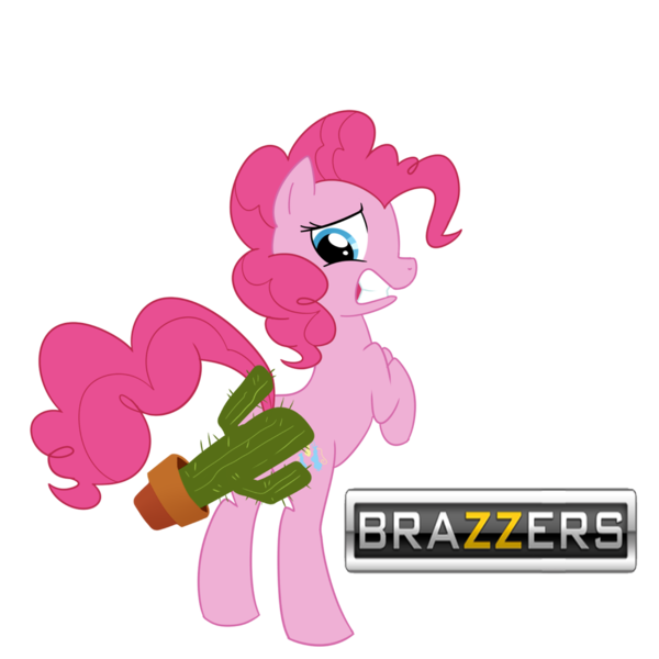 Size: 1000x1000 | Tagged: artist:madmax, brazzers, cactus, derpibooru import, meme, pinkie pie, suggestive